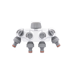 WL-3034K Rozdeľovač SOLID, 4-cestný ventil 1"-3/4" BIELA LINKA