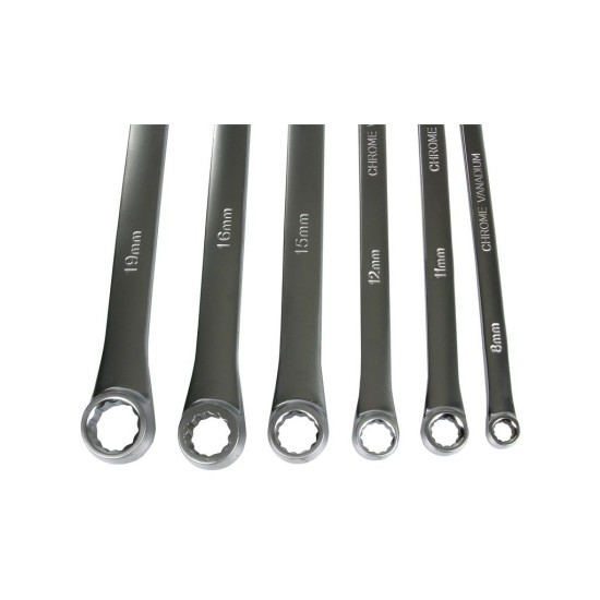 Prstencové kľúče, 6ks, 8-21mm MAR-POL