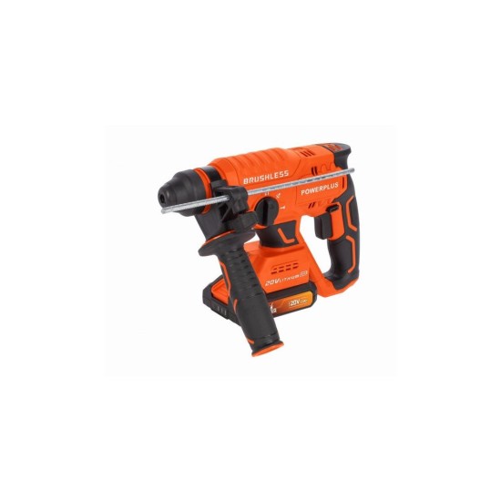 POWDP15640 Akumulátorové kombinované kladivo 20V bezuhlíkové SET POWERPLUS