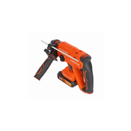 POWDP15640 Akumulátorové kombinované kladivo 20V bezuhlíkové SET POWERPLUS