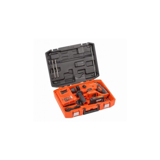 POWDP15640 Akumulátorové kombinované kladivo 20V bezuhlíkové SET POWERPLUS