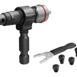 Nitovací nástavec pre vŕtačku T, pre trhacie nity 2,4-6,4mm, CrMoV FORTUM Nitovací nástavec pre vŕtačku T, pre trhacie nity 2,4-6,4mm, CrMoV FORTUM