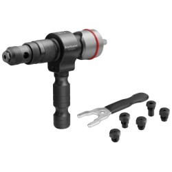 Nitovací nástavec pre vŕtačku T, pre trhacie nity 2,4-6,4mm, CrMoV FORTUM Nitovací nástavec pre vŕtačku T, pre trhacie nity 2,4-6,4mm, CrMoV FORTUM