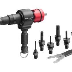 Nitovací nástavec pre vŕtačku T, pre nitovacie matice M3-M12, CrMoV FORTUM