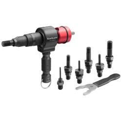 Nitovací nástavec pre vŕtačku T, pre nitovacie matice M3-M12, CrMoV FORTUM