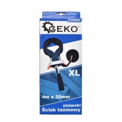 Stolárska svorka na opasok 4m x 2,5cm XL GEKO Stolárska svorka na opasok 4m x 2,5cm XL GEKO