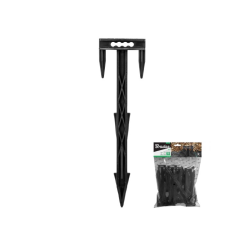 Plastový kotviaci kolík na agrotextílie 17cm, trojzubec, 20ks ATS1705B BRADAS