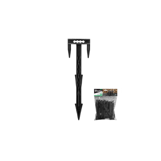 Plastový kotviaci kolík na agrotextílie 17cm, trojzubec, 20ks ATS1705B BRADAS Plastový kotviaci kolík na agrotextílie 17cm, trojzubec, 20ks ATS1705B BRADAS