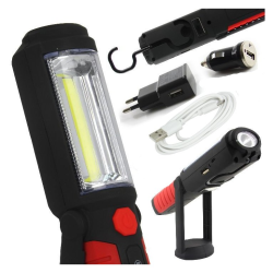 Batériové LED pracovné svetlo s funkciou powerbanky 3W BJC