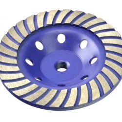 Diamantový brúsny kotúč 125mm, M14 turbo GEKO Diamantový brúsny kotúč 125mm, M14 turbo GEKO