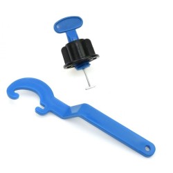 Súprava na vyrovnávanie dlaždíc, 50ks + kľúč, GEKO Súprava na vyrovnávanie dlaždíc, 50ks + kľúč, GEKO