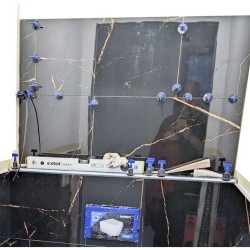 Súprava na vyrovnávanie dlaždíc, 50ks + kľúč, GEKO