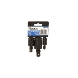 Sada 3 nárazových kŕbov 1/4 "3/8" 1/2 " GEKO Sada 3 nárazových kŕbov 1/4 "3/8" 1/2 " GEKO