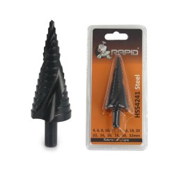 Stupňovitý vrták so špirálou 4-32mm RAPID
