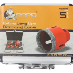 Diamantový vrták, sada 6 ks, 6-68 mm MAR-POL Diamantový vrták, sada 6 ks, 6-68 mm MAR-POL