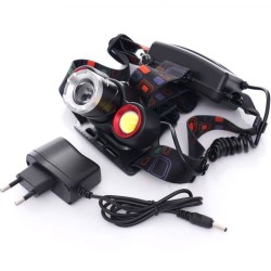 Svetlomet (dobíjací) 3xLED 1xT6+2xQ5 KRAFT&DELE Svetlomet (dobíjací) 3xLED 1xT6+2xQ5 KRAFT&DELE