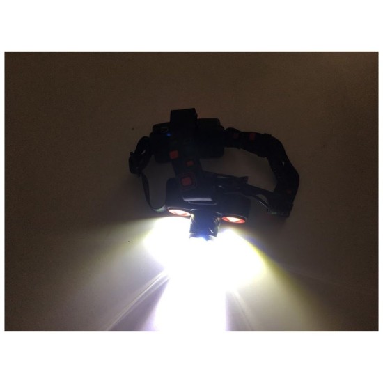Svetlomet (dobíjací) 3xLED 1xT6+2xQ5 KRAFT&DELE