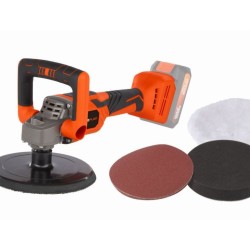 Akumulátorová leštička 20V bezuhlíková 180 mm LI-ION (bez batérie) POWERPLUS Akumulátorová leštička 20V bezuhlíková 180 mm LI-ION (bez batérie) POWERPLUS