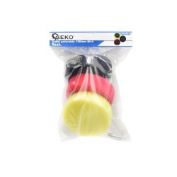 Penové leštiace kotúče, 150mm, M14, sada 3ks GEKO Penové leštiace kotúče, 150mm, M14, sada 3ks GEKO