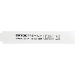 List chvostovej píly 3ks, 150x19x0,9mm, bimetalový EXTOL PREMIUM List chvostovej píly 3ks, 150x19x0,9mm, bimetalový EXTOL PREMIUM