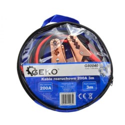Štartovacie káble 200A 3m GEKO Štartovacie káble 200A 3m GEKO