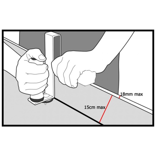Ručná rezačka sadrokartónu 150 mm MAR-POL