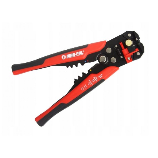 Multifunkčné odizolovacie kliešte, krimpovacie 0,5-6mm s konektormi a páskami, sada 100ks MAR-POL Multifunkčné odizolovacie kliešte, krimpovacie 0,5-6mm s konektormi a páskami, sada 100ks MAR-POL