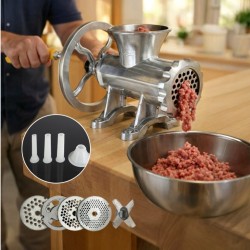 Mlynček na mäso s kľukou a kladkou MAR-POL