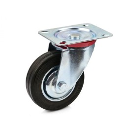 Náhradné otočné koleso gumové 100 mm GEKO