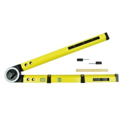 Vodováha s uhlomerom 50cm, 3v1 GEKO