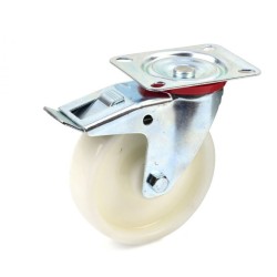 Náhradné otočné koleso polypropylén s brzdou 125mm GEKO