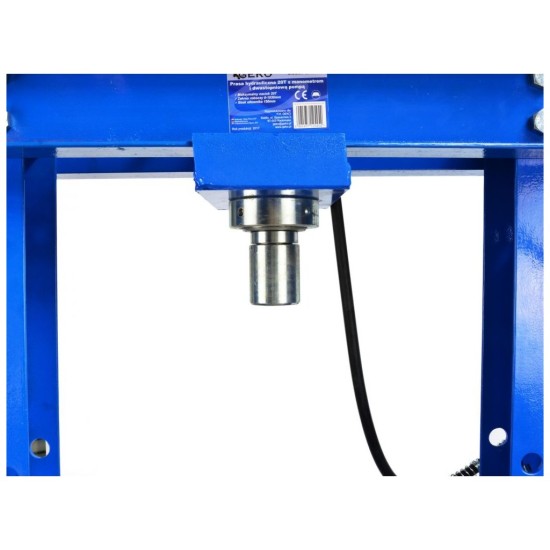 Hydraulický dielenský lis 20t s manometrom a dvojrýchlostným čerpadlom GEKO