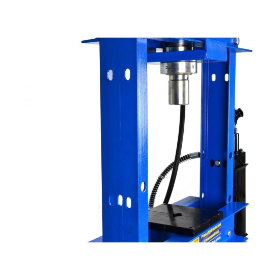 Hydraulický dielenský lis 20t s manometrom a dvojrýchlostným čerpadlom GEKO