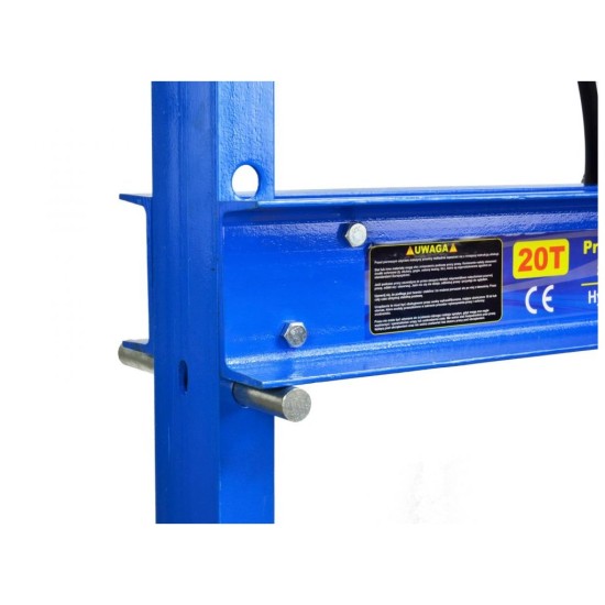 Hydraulický dielenský lis 20t s manometrom a dvojrýchlostným čerpadlom GEKO