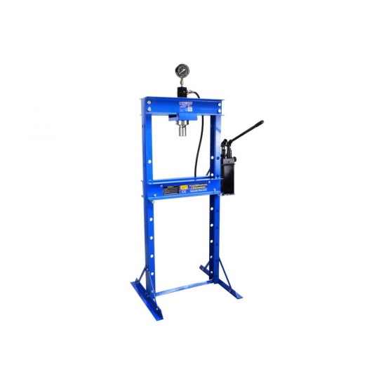 Hydraulický dielenský lis 20t s manometrom a dvojrýchlostným čerpadlom GEKO