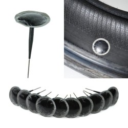 Opravná hríb so 4 mm nášivkou na pneumatiky sada 10 ks GEKO