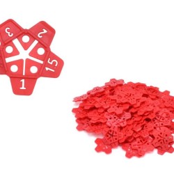 Univerzálna dištančná párovacia hviezda 1-3 mm 5v1 100ks GEKO Univerzálna dištančná párovacia hviezda 1-3 mm 5v1 100ks GEKO