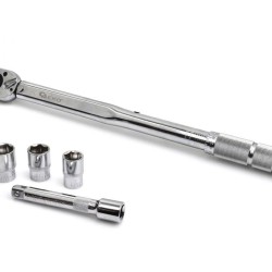 Momentový kľúč 1/2" 28-210 Nm s príslušenstvom GEKO Momentový kľúč 1/2" 28-210 Nm s príslušenstvom GEKO