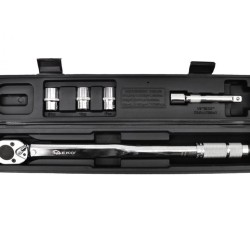 Momentový kľúč 1/2" 28-210 Nm s príslušenstvom GEKO