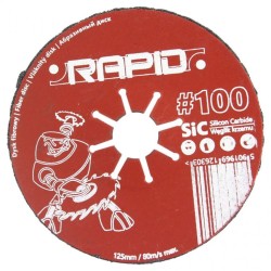 Brúsny kotúč na vlákna 125mm, P100 RAPID Brúsny kotúč na vlákna 125mm, P100 RAPID