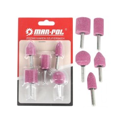 Brúsne nástavce pre rovnú brúsku 5ks MAR-POL Brúsne nástavce pre rovnú brúsku 5ks MAR-POL