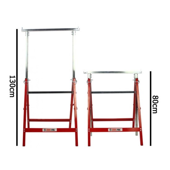 Nastaviteľná konštrukčná podpera 2ks, 150kg MAR-POL