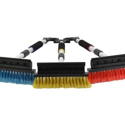 Teleskopická škrabka s kefou 60-90cm COMPASS Teleskopická škrabka s kefou 60-90cm COMPASS