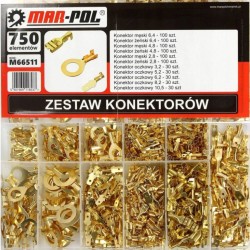 Sada káblových konektorov pre autá 750 ks MAR-POL Sada káblových konektorov pre autá 750 ks MAR-POL
