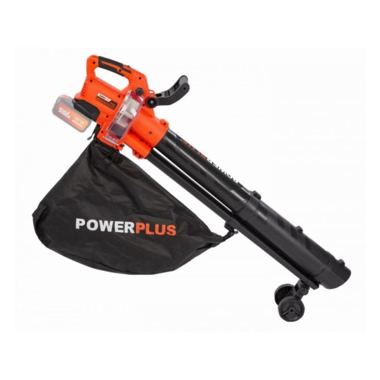 Akumulátorový vysávač/fúkač 40V LI-ION (bez batérie) POWERPLUS Akumulátorový vysávač/fúkač 40V LI-ION (bez batérie) POWERPLUS