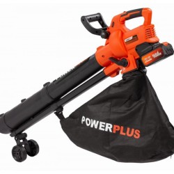 Akumulátorový vysávač/fúkač 40V LI-ION (bez batérie) POWERPLUS Akumulátorový vysávač/fúkač 40V LI-ION (bez batérie) POWERPLUS