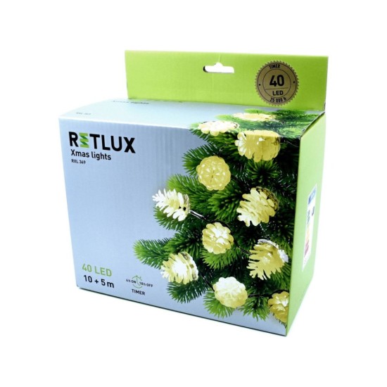 RXL 369 radový kužeľ 40LED WW 10+5m RETLUX RXL 369 radový kužeľ 40LED WW 10+5m RETLUX