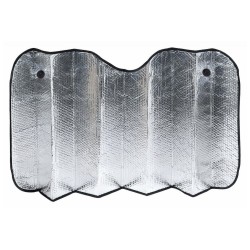 Slnečná clona na čelné sklo ALU 130 x 60cm COMPASS