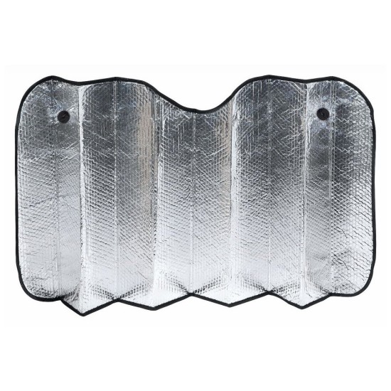 Slnečná clona na čelné sklo ALU 130 x 60cm COMPASS