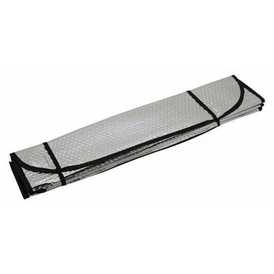 Slnečná clona na čelné sklo ALU 130 x 60cm COMPASS